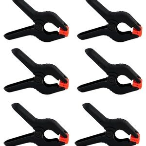 Heavy Duty Muslin Clamps 4 1/2 inch 6 Pack